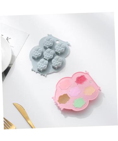 Ciieeo 2pcs Silicone Mold Clay Molds Handmade Making Mold Candy Trays Pan Cookie Baking Molds Muffin Cupcake Mold Animal Baking Spring Silicone DIY Silica Gel Chocolate Mold Self Made 12.7x10.7x1.7cm Blue - Buy Online on SooperMarket.com