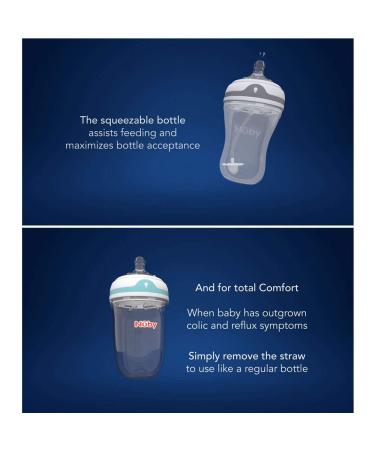 Nuby Comfort 360 Silicone Bottle - 8 Ounce, BPA-Free and Anti-Colic - Buy Online on SooperMarket.com