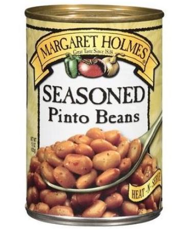 Margaret Holmes Seasoned Pinto Beans 15 oz (Pack of 6)