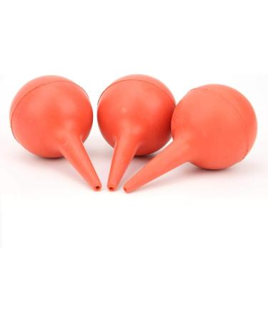 3Pcs 30ml Hand Bulb Ear Syringe for Ear Washing - Red | Laboratory Tool for Kids & Adults - Buy Online on SooperMarket.com