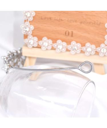 Rhinestone Crystal Tiara Headband for Women - Princess Crown for Birthday, Pageant, Wedding, Prom - A-006 - Buy Online on SooperMarket.com