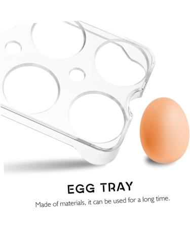 CORHAD 2pcs Egg Brackets Fridge Eggs Refrigerator Egg Holder Egg Stands Egg Racks Ceramics Container - Buy Online on SooperMarket.com