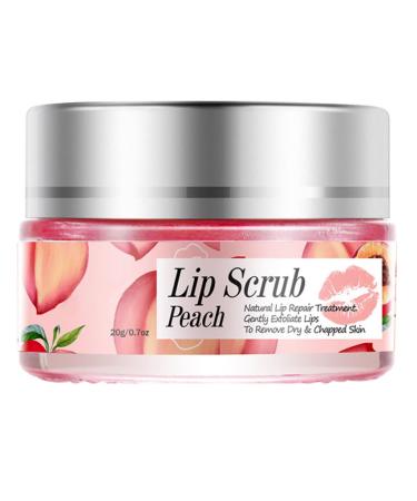 Lip Scrub Exfoliator Lip Overnight Moisturizer Sleeping Cream Lip Repair Balm Peach lip cream