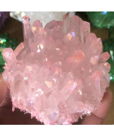 Natural Pink Crystal electroplated Crystal Cluster Crystal Pendant for FZUGEDRLI - Buy Online on SooperMarket.com