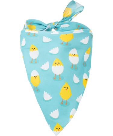 Native Pup Easter Dog Bandana| 3-Pack| Spring Scarf Set Eggs  Bunnies  Chicks (Easter  Large) Large (Pack of 3) Easter Pack 1 - Buy Online on SooperMarket.com
