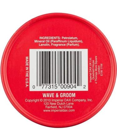 DAX Wave & Groom Hair Dress 3.5oz Red - Premium Hair Styling Product - Buy Online on SooperMarket.com