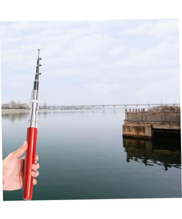 Mini Pen Fishing Rod - Portable Rotating Wheel | Winter Outdoor Fishing Accessories - Buy Online on SooperMarket.com