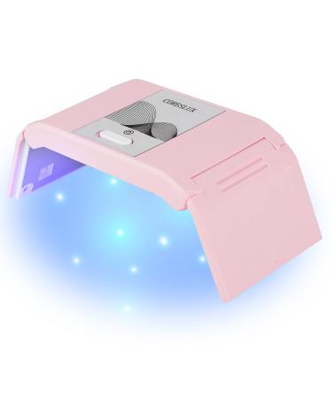 CORESLUX Mini UV Nail Lamp Portable Gel Nail Lamp 36W LED Nail Lamp Faster Nail Dryer with 60s/120s Timer (Pink)