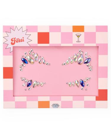 xo  Fetti Iridescent Eye Face Gems - 1 Set | Rhinestone Birthday  Crystal Bachelorette Party  Rave  Festival
