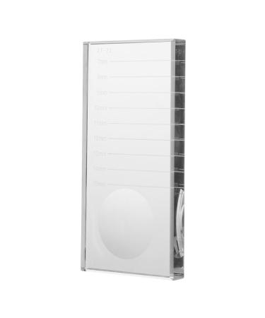 Buy Crystal Glass Eyelash Pallet - Durable Transparent Adhesive Holder for Extensions & Makeup - Buy Online on SooperMarket.com