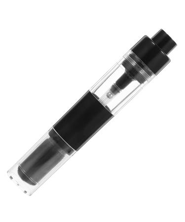 Angoily bottle brush blush brush honey powder brush travel makeup Refill foundation brush for liquid makeup paint make up cosmetic Multifunction telescopic brush manicure brushes 14.5x2.2cm Black