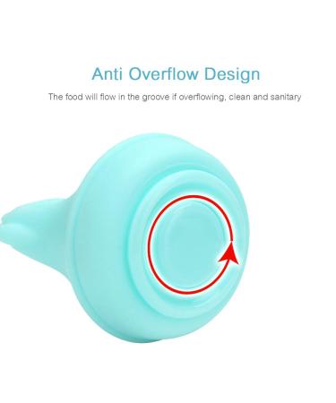 Xiaoxin Baby Food Feeder - Fresh Fruit & Veggie Silicone Nipple Teething Toy for Toddlers - Easy to Clean - Blue - Buy Online on SooperMarket.com