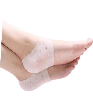 Healeved 6 Pairs Silicone Ankle Cover Heel Protectors Shoe Pads Shoe Mats Heel Protective Sleeve Gel Ankle Protectors Silicone Heel Guard Silicone Gel Insole Moisturizing White Sock - Buy Online on SooperMarket.com