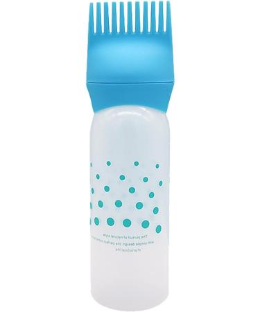 Lesunbak Root Comb Applicator Bottle Oil Applicator for Hair Dye Hair Dye Brush Bottle Lightweight Oil Bottle Applicator Brush for Hair Dyeing Scalp Blue - Buy Online on SooperMarket.com