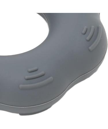 Finger Exerciser Soft Lightweight Silicone Grip Strengthener Washable Flexible for Weak Hands (Dark Grey) - Buy Online on SooperMarket.com