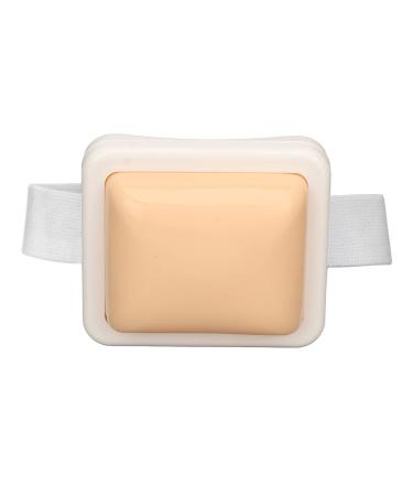 Medical Injection Training Pad Injection Pad Plastic Intramuscular Human Skin Injection Pad Wearable with Elastic Band Simulation Intramuscular Injection Practice Pad