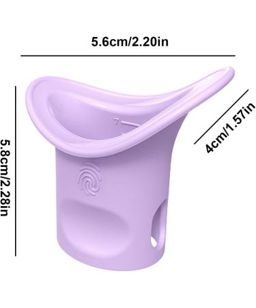 Eyewash Cups | Silicone Eye Washer Portable Cleaning Cup Soft Eye Cleaning Cup Eye Bath for Elderly Women Men Children Eye Cleansing Puchen Purple - Buy Online on SooperMarket.com