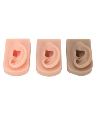 Ear Model Reusable Right Ear Flexible Simulated Ear Model for Ear Piercing Training
