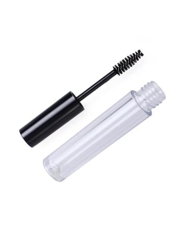 Mikinona 5 Pieces Mascara Tubes Glass Containers Eyelash Containers Castor Oil Eyelash Serum Glass Mascara Tubes Mascara Containers ATC Eyelash Brush Tubes