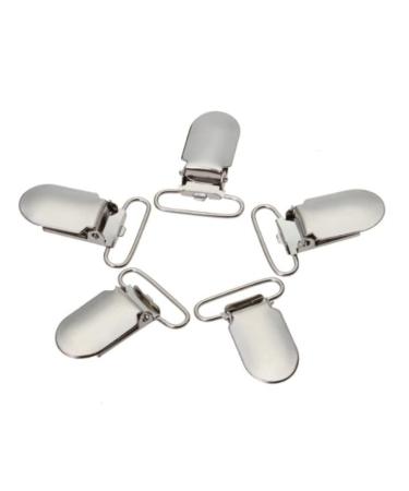Aokwawaliy straps clips made of metal straps clips 25 pieces fastening clip belt strap buckle hanging clip no glue bib clips babytron merch see illustration 38