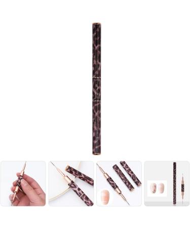 FOMIYES Real Hair Side Fringe Pen Nail Art Drawing Line Pen Double-end Nail Art Pen Nail Painting Pen Flamingo Scrunchies - Buy Online on SooperMarket.com