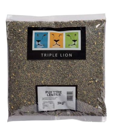 Triple Lion Puy Type Dark Speckled Lentils 3kg
