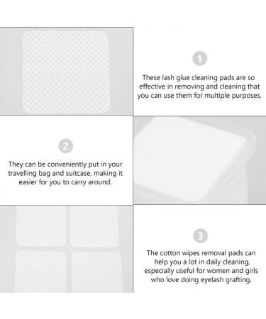 FRCOLOR 800pcs Eyelash Cleaning Pads & Makeup Wipes | Premium Lash Extension Accessories - International Shipping - Buy Online on SooperMarket.com