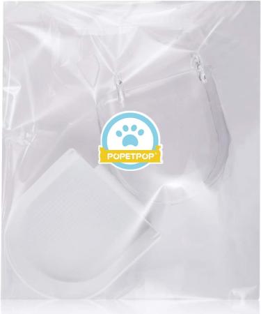 POPETPOP Covered Bird Bath for Small Birds - Ideal for Canaries, Budgies, and Parrots - White - Buy Online on SooperMarket.com