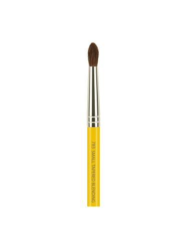 Bdellium Tools Studio Series 783 Small Tapered Blending Brush - Professional Makeup Brush for Eyeshadow Application & Blending - Soft Synthetic & Natural Fibers (Yellow - Buy Online on SooperMarket.com