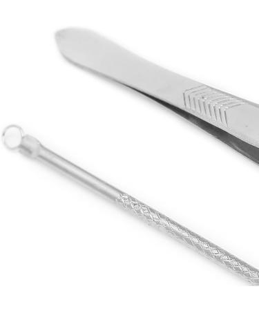 Eyebrow Tweezer & Pimple Popper Tool | Anti-Slip Handle for Comfortable Grasp | Facial Freckle Removal - Buy Online on SooperMarket.com