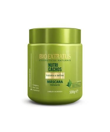 Linha Nutri Cachos (Hidratacao Biologica) Bio Extratus - Mascara Hidratante Tratamento Restaurador 500 Gr - (Nutri Curl (Biological Hydration) - Restoring Treatment Moisturizing Mask Net 17.64 Oz)