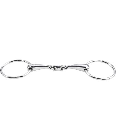 Busse Stainless Steel Snaffle Bit 18 mm - Double Jointed 12.5 | Premium Equestrian Gear for International Shipping - Buy Online on SooperMarket.com