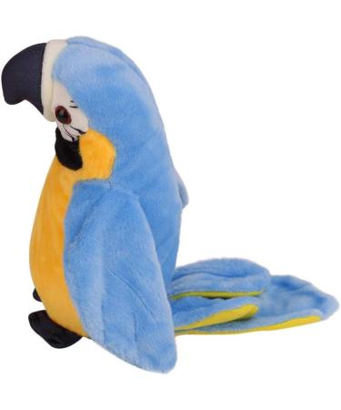 Cute Talking Parrot Interactive Plush Toy - Funny Repeat Speaking Bird Toy for Kids - Blue - Buy Online on SooperMarket.com