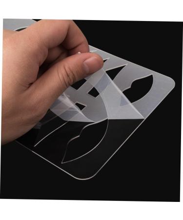Didiseaon Eyebrow Stencil Plate Brow Template Lip Stencil Brow Practicing Tool Eyebrow Shape - Buy Online on SooperMarket.com
