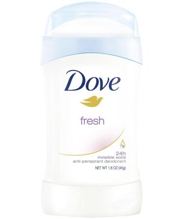 Dove Invisible Solid Deodorant  Fresh - 1.6 Oz Fresh 1.6 Ounce (Pack of 1)