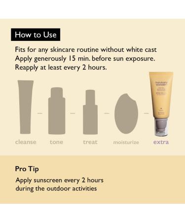 Haruharu Wonder Black Rice Moisture Airyfit Daily Sunscreen 50ml - Reef Safe Formula, Non-Greasy Velvet Finish - Buy Online on SooperMarket.com