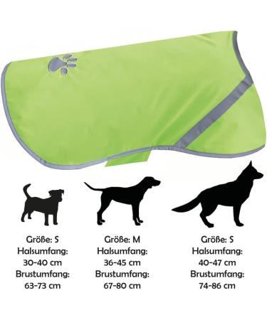 Reflective Dog Warning Vest - Safety Jacket with Lining Fabric | Robust Sizes in Neon Green for Enhanced Visibility - Buy Online on SooperMarket.com