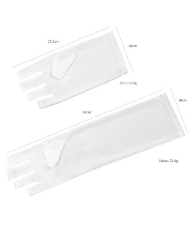 UV Gloves for Gel Nails - Anti-UV Fingerless Nail Gloves | Protect Your Hands from Sunscreen and UV Lamps - Buy Online on SooperMarket.com
