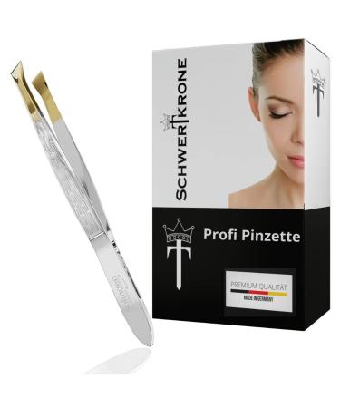 Schwertkrone Solingen Professional Tweezers 8 cm - Ergonomics & Precision Solingen for Hair Removal inclin dor
