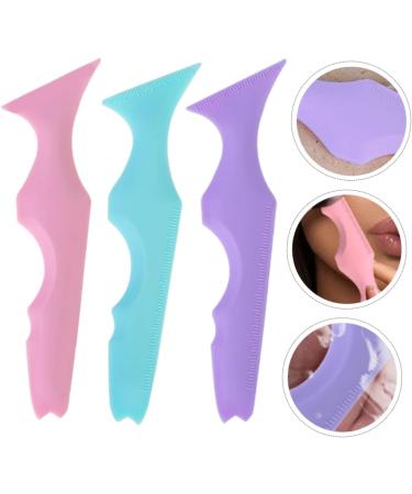 Baluue 6 Pcs Silicone Beauty Ruler Lipstick Makeup Tool Lash Tool Mascara Drawing Eyeliner - Buy Online on SooperMarket.com