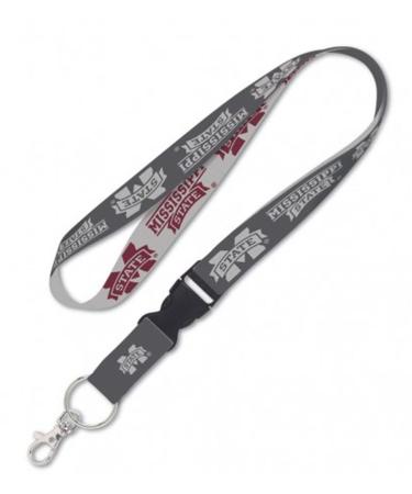 WinCraft Mississippi State Bulldogs Premium Lanyard W/Detachable Buckle