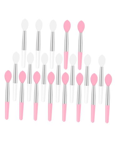 NOLITOY 20pcs Silicone Lip Brush Make up Applicators for Face Lip Wand Applicator Lips Gloss Brush Rubber Lipstick Makeup Lip Mask Applicator Beauty Brush Plastic Soft Head Makeup Brush