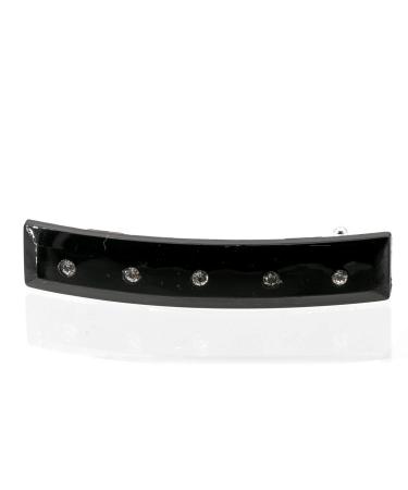 Buy 1pc Black Patent Clasp with Rhinestones - 6.6x1.2CM - Made in Germany | WeLoveBeads - International Shipping Available - Buy Online on SooperMarket.com