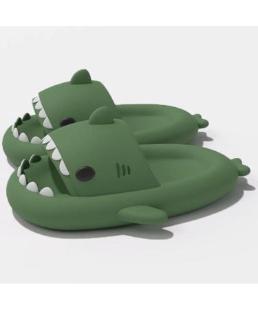 Sistke Hai Shark Slides for Kids - Cute Summer Flip-Flops & Sandals for Boys & Girls - Beach & Bathing Slippers 28/29 EU Green - Buy Online on SooperMarket.com