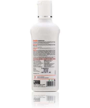 VLCC Sandal Cleansing Milk 100ml - Gentle Face Cleanser for Smooth Skin - Buy Online on SooperMarket.com