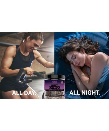 HERO SUPPLEMENTS Night Keto Overnight Formula with BHB MCT Melatonin Chamomile plus Vitamins and Minerals - Buy Online on SooperMarket.com