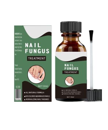 Fungal Nail Treatment Oil with Brush 30ML - Antifungal Cream Nail Fungus Treatment for Toenail Nail Repair Solution for Thick Cracked Discolored Nails