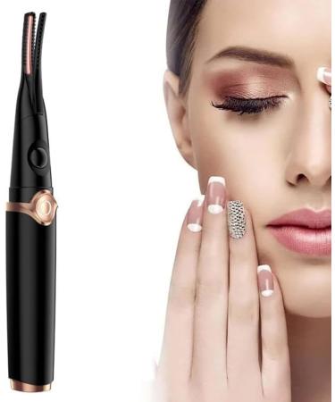 carrub Electric Heated Eyelash Curler Mini USB Eye Lash Eyelash Curler Makeup Eyelash Curler Portable Eyelash Tool - Buy Online on SooperMarket.com