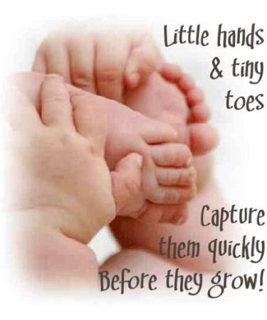 BabyRice Large Baby Hand and Foot Casting Kit with Metallic Bronze Paint - Complete Boxed Set for Perfect Keepsake - Buy Online on SooperMarket.com