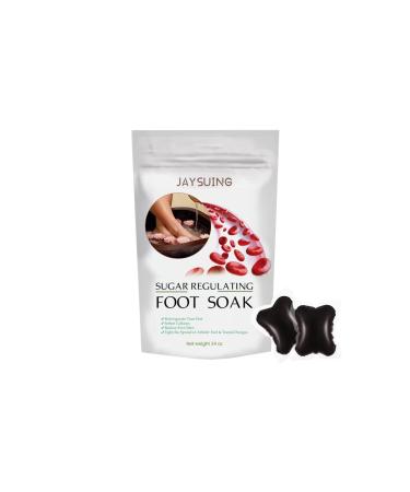 Oveallgo Sugar Regulating Foot Soak Herbal Detox Cleansing Foot Soak Beads Herbal Detox & Shaping Cleansing Foot Soak Beads Sugar Control Therapeutic Foot Soak (White)